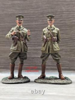 W Britain WWI'The Conference' British Major & Lieutenant, 1915-18 #23098