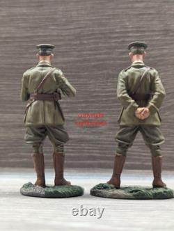 W Britain WWI'The Conference' British Major & Lieutenant, 1915-18 #23098