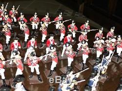 W. Britain William Metal Soldiers Red and blue Coats Assorted