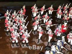 W. Britain William Metal Soldiers Red and blue Coats Assorted