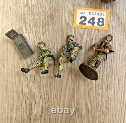 W Britain Wwi Breakout Normandy 1944 German 17th Pak 40 Cannon & Crew 17659 54mm