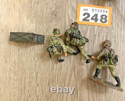 W Britain Wwi Breakout Normandy 1944 German 17th Pak 40 Cannon & Crew 17659 54mm