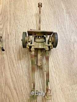 W Britain Wwi Breakout Normandy 1944 German 17th Pak 40 Cannon & Crew 17659 54mm
