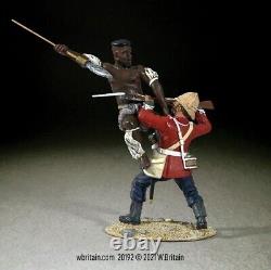 W Britain Zulu War A Determined Attack! Zulu Attacking 24th Foot, Item 20192