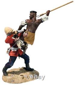 W Britain Zulu War A Determined Attack! Zulu Attacking 24th Foot, Item 20192