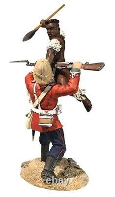 W Britain Zulu War A Determined Attack! Zulu Attacking 24th Foot, Item 20192