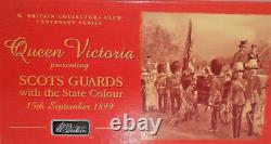 W Britain's Soldiers Queen Victoria Scots Guards State Colours 5 Band Set3