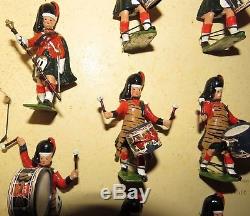W. Britain's Soldiers ROAN Box 1960 Black Watch Highland Pipe Band 9435