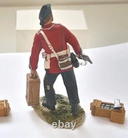 W Britain's Zulu War No 20015 British 24th Foot With Ammo Crates