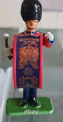 W. Britains 00214 Scots Guards Band Of The Pipes And Drums 1899 Set Boxed + Coa