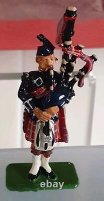 W. Britains 00214 Scots Guards Band Of The Pipes And Drums 1899 Set Boxed + Coa