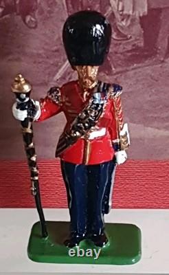 W. Britains 00214 Scots Guards Band Of The Pipes And Drums 1899 Set Boxed + Coa