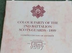 W. Britains 00215 Scots Guards Colour Party In State Dress 1899 Set Boxed + Coa