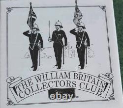 W. Britains 00215 Scots Guards Colour Party In State Dress 1899 Set Boxed + Coa