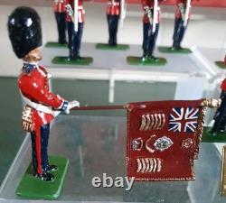 W. Britains 00215 Scots Guards Colour Party In State Dress 1899 Set Boxed + Coa