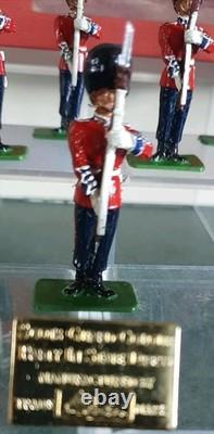 W. Britains 00215 Scots Guards Colour Party In State Dress 1899 Set Boxed + Coa