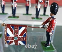 W. Britains 00215 Scots Guards Colour Party In State Dress 1899 Set Boxed + Coa