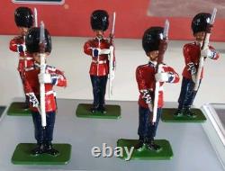 W. Britains 00215 Scots Guards Colour Party In State Dress 1899 Set Boxed + Coa
