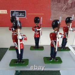 W. Britains 00215 Scots Guards Colour Party In State Dress 1899 Set Boxed + Coa