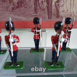 W. Britains 00215 Scots Guards Colour Party In State Dress 1899 Set Boxed + Coa