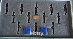W. Britains 00215 Scots Guards Colour Party In State Dress 1899 Set Boxed + Coa