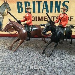 W Britains 1349 RCMP Royal Canadian Mounted Police in ROAN box