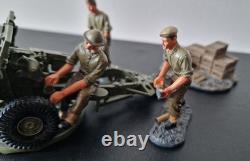 W. Britains 17587 British Infantry 25LB Field Artillery Cannon Gun with Crew