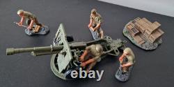 W. Britains 17587 British Infantry 25LB Field Artillery Cannon Gun with Crew