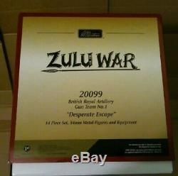 W Britains 20099 British Royal Artillery Gun Team No. 1 Desperate Escape Zulu War
