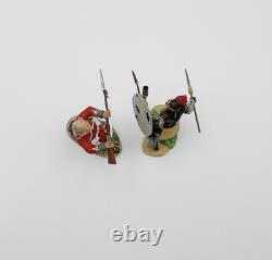 W Britains 20199 Ukulwa Nokufa Zulu Warrior British 24th Foot Hand-To-Hand MIB