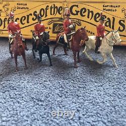 W Britains #201 OFFICERS OF THE GENERAL STAFF Pre-War, Whisstock Box