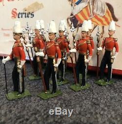 W Britains 2149 RARE Historical Series Gentlemen At Arms w Box 8 Figs + Officer