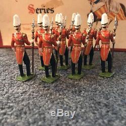 W Britains 2149 RARE Historical Series Gentlemen At Arms w Box 8 Figs + Officer