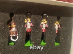 W Britains 41175 Grenadier Guards Drum And Fife Band Metal Toy Soldier Figure