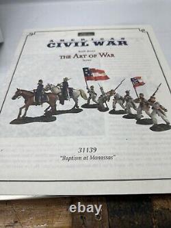 W Britains ACW Art Of War Baptism Of Manassas Ltd Ed Of 500 MIB RARE