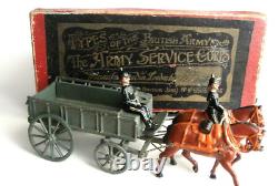 W. Britains, Lead Soldiers, British Army Service Corps Wagon, Set 146, c. 1905. Boxed