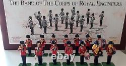 W Britains Metal Toy Soldiers Band of The Corps of Royal Engineers 00260