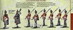 W Britains Metal Toy Soldiers Royal Scots Marching Set 00126 Boxed Mint