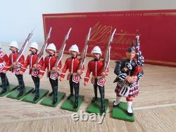 W. Britains No. 00126 Royal Scots Marching 132 Scale Toy Soldier Set, 54mm