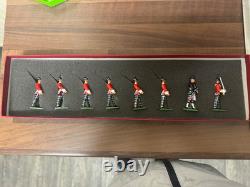 W. Britains No. 00127 Highland Light Infantry Toy Soldier Set, 54mm 132 Scale