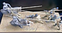 W Britains Pavia 1525 Diorama. No. 40291. Nine piece set inclusive of base