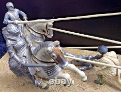 W Britains Pavia 1525 Diorama. No. 40291. Nine piece set inclusive of base