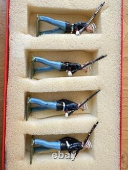 W Britains Post War 1948 Set 228 U. S. Marines with White Caps Original Paint