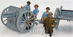 W Britains Toy Soldier 13 PDR Gun Limber R. H. A. 4 Man Detachment Set 8919