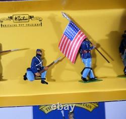 W Britains Toy Soldiers 8852 American Civil War Union Infantry Set Boxed J3