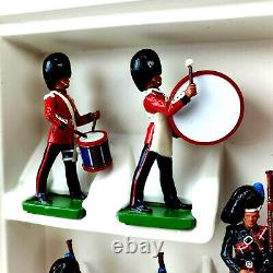 W Britains Toy Soldiers Scots Guard Band 10 Peice Metal