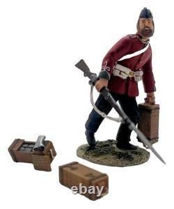 W Britains Toy Soldiers Zulu War British 24th Foot With Ammo Crates 20015 54mm
