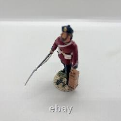 W Britains Toy Soldiers Zulu War British 24th Foot With Ammo Crates 20015 54mm