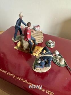 W Britains Zulu War, 20042 British Surgeon Reynolds Operating on Corporal Allen