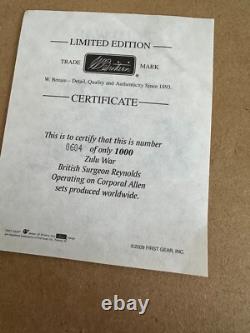 W Britains Zulu War, 20042 British Surgeon Reynolds Operating on Corporal Allen